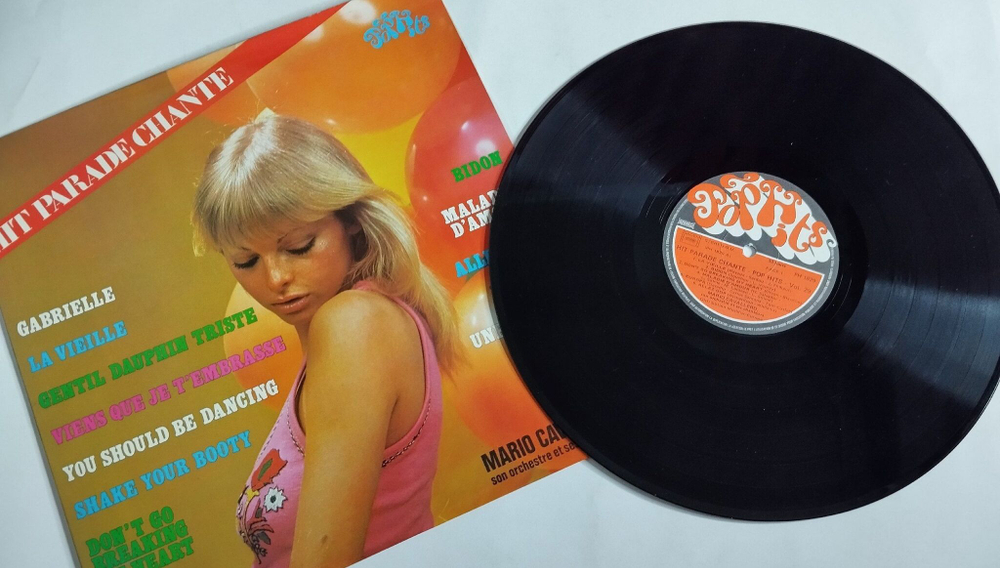 Винтажная виниловая пластинка LP Mario Cavallero Son Orchestre Et Ses Chanteurs Hit Parade Chante Pop Hits Vol. 29 (France 1976)