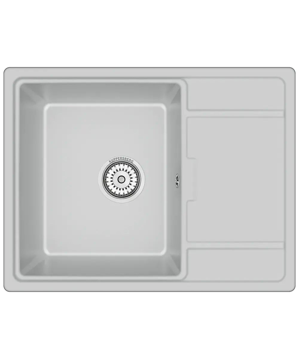 Кухонная мойка Kuppersberg ROYS 50 NL 1B1D GREY ROCK фото 