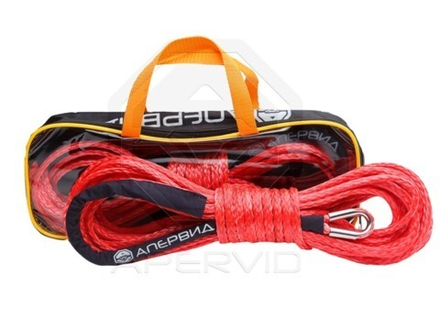 Трос синтетический "APERVID" с коушем 11мм х 26м