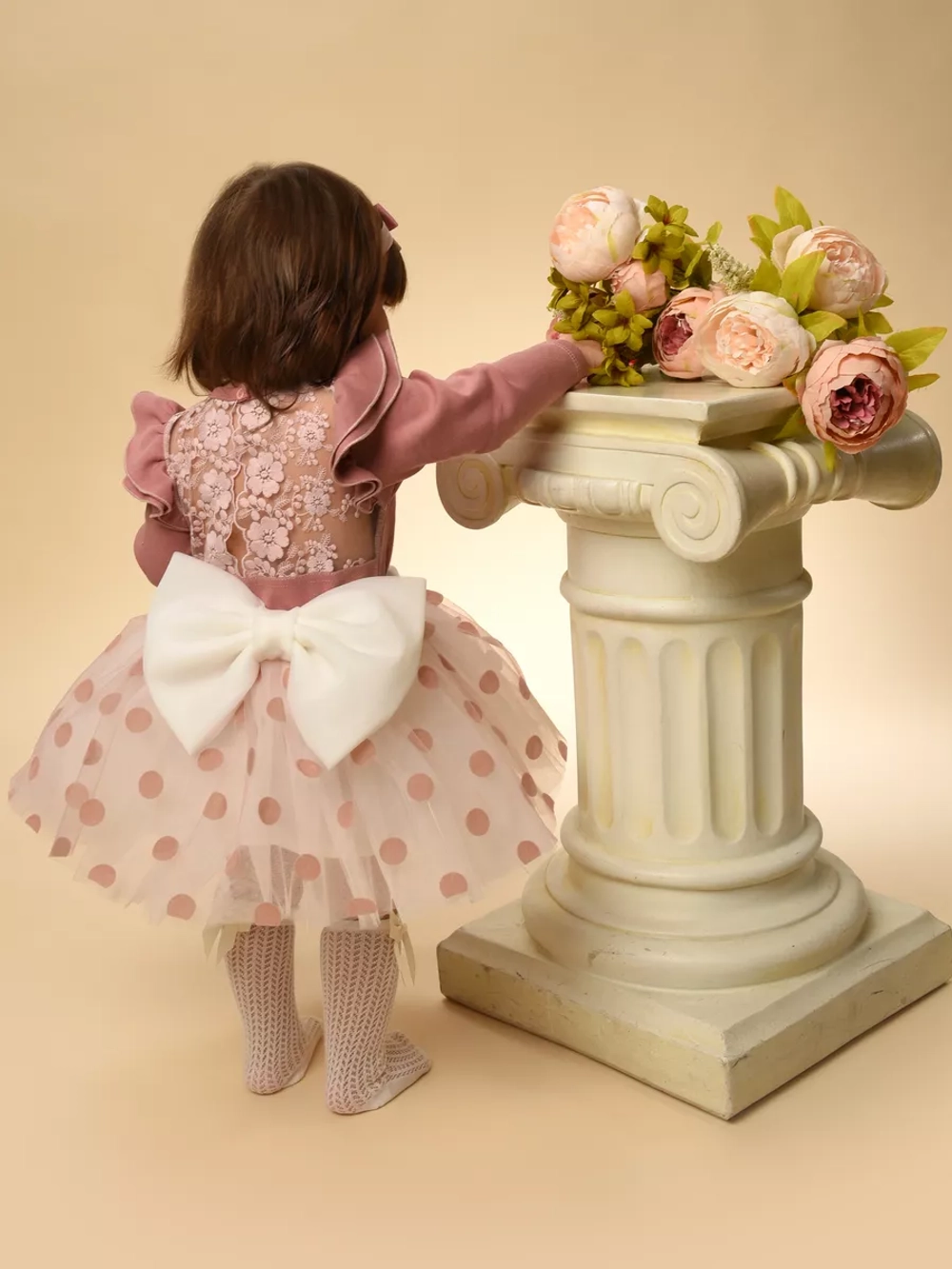 Боди с кружевной спинкой