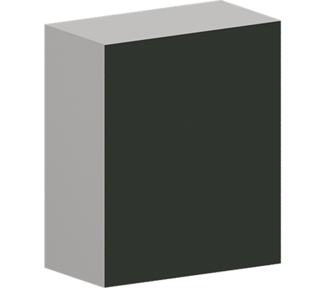 Кухня Модуль ШВ 600М Белый / Насыщенно-зеленый