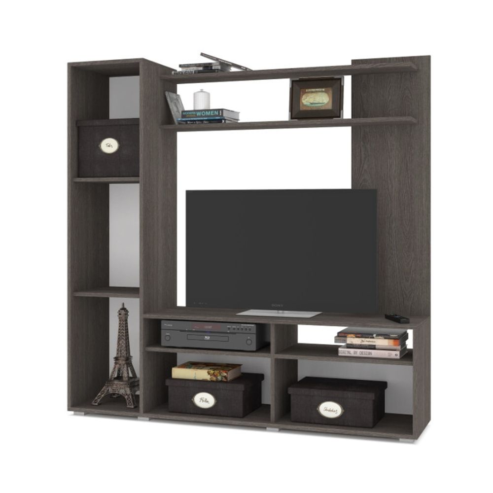 Стенка "Рига" (Анкор темный/Анкор светлый), ЛДСП, MODERN, г. Ижевск