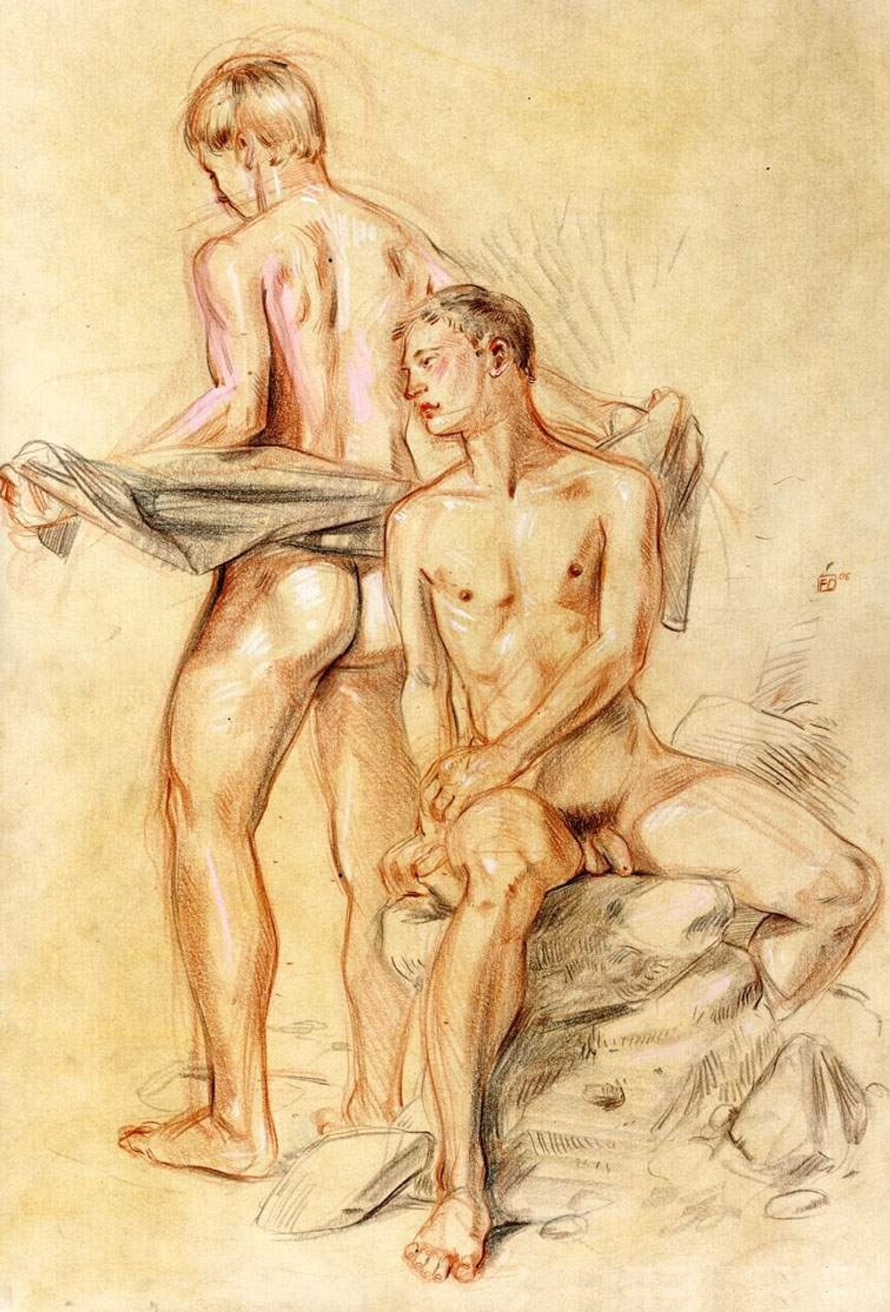 Felix D'Eon - эротическое искусство художника Феликса Д'Эона. 18+