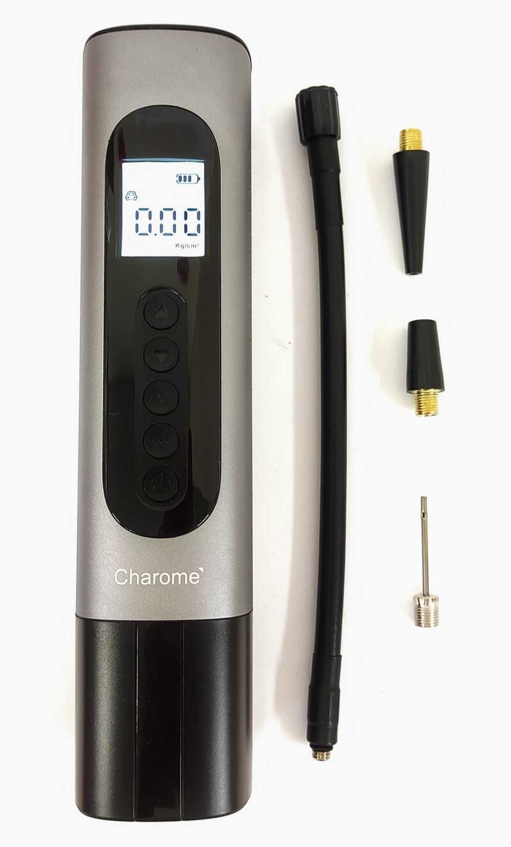 Умный насос Charome T1 Inflator Pump Lcd/3000mAh (металик)