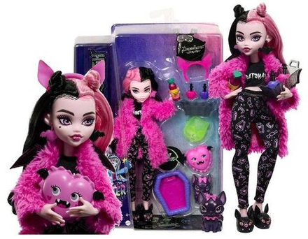 Кукла Mattel Monster High Draculaura - Дракулаура Пижамная вечеринка - Кукла Монстр Хай HKY66