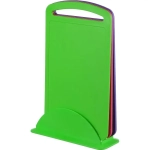 Набор разделочных досок на подставке ярко-зеленый 33,5х7,8 см