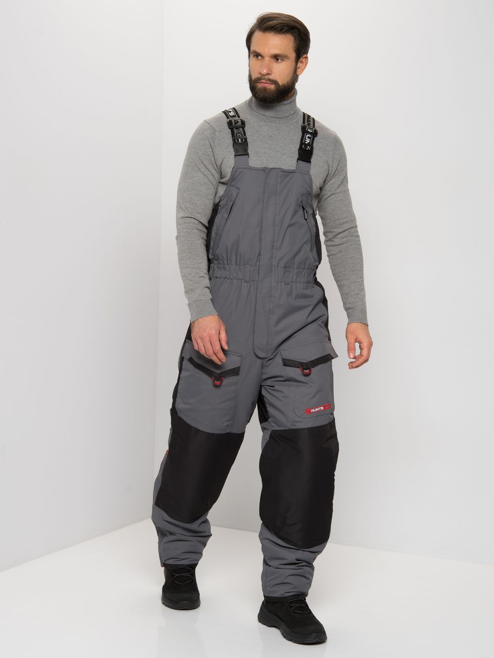 Костюм зимний Siberia ткань Breathable цвет Серый/Черный
