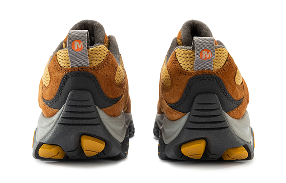 MERRELL Fashion Cushioning Slip Resistant Abrasion Resistant Low top Outdoor Shoes Men"s Brown Yellow