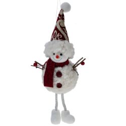 GAEM Изделие декоративное подвесное "Снеговик", L11 W7 H25 см, 3в.