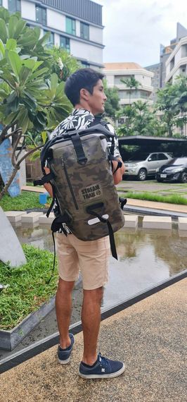 Герморюкзак Stream Trail Dry Tank 40 л зеленый камуфляж