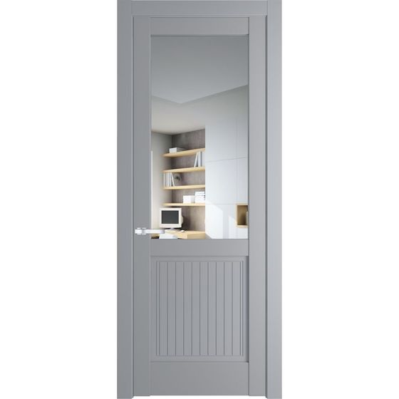 Межкомнатная дверь эмаль Profil Doors 3.2.2PM смоки остеклённая