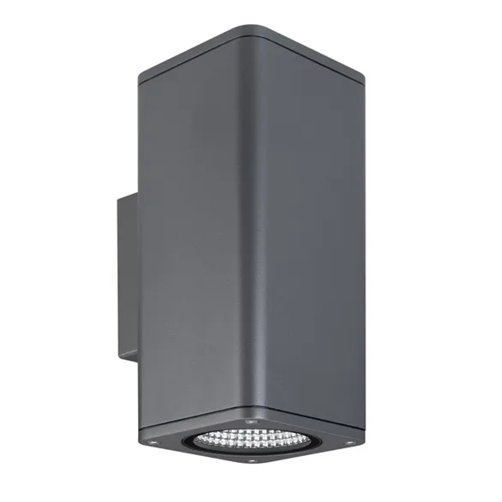 Светильник LGD-EVO-WALL-TWIN-S100x100-2x12W Day4000 (GR, 44 deg, 230V) (Arlight, IP54 Металл, 3 года) 046194