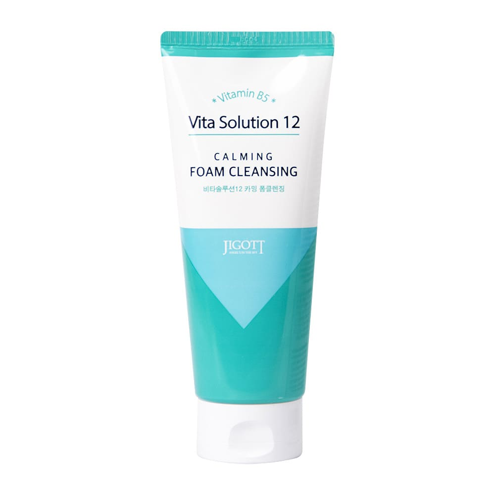 [JIGOTT] Vita Solution 12 Calming Foam Cleansing - Пенка для умывания УСПОКАИВАЮЩАЯ, 180 мл