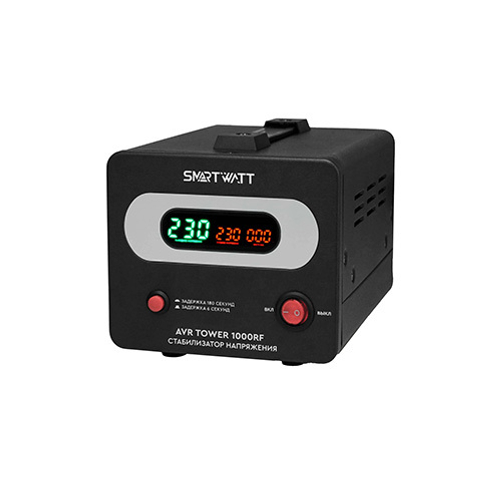 Напольный стабилизатор напряжения SMARTWATT AVR TOWER 1000RF 1000VA, 1 кВт