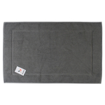 Коврик для ванной темно-серого цвета из коллекции essential, 50х80 см