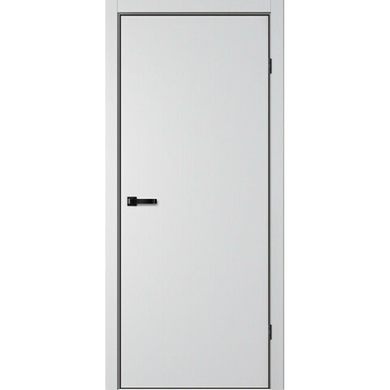 Межкомнатные двери NEO 01 черная по периметру кромка