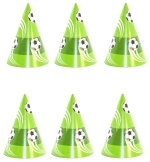 Колпаки праздничные «Футбольный мяч», 6 шт