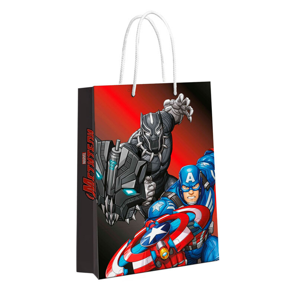 Пакет подарочный "Мстители", Marvel 33*10*45 см