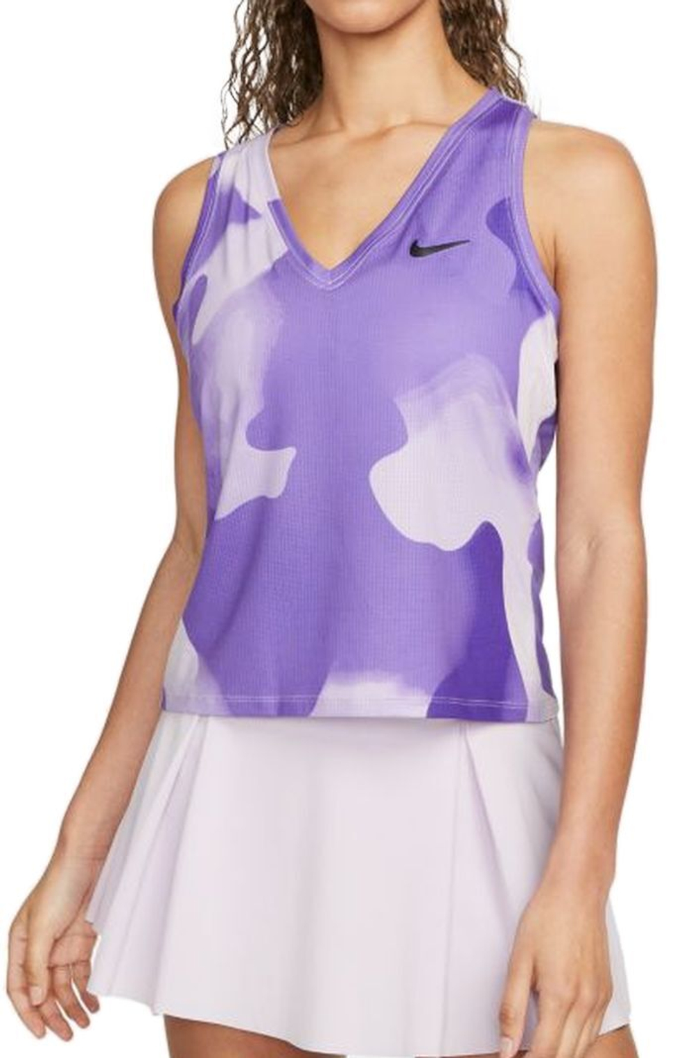 Женский топ теннисный Nike Court Dri-Fit Victory Tank - Фиолетовый