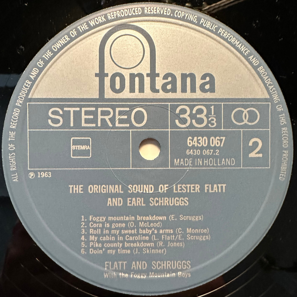 Lester Flatt & Earl Scruggs - The Original Sound (Голландия)