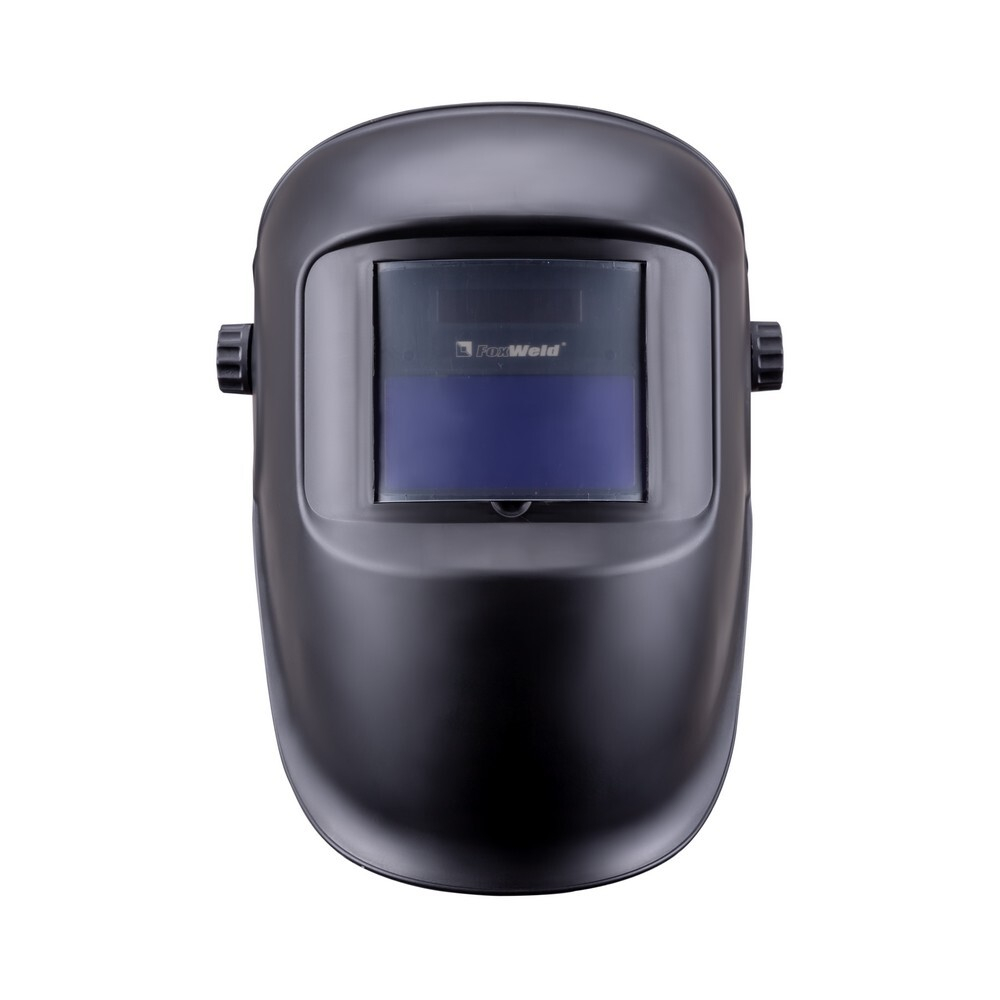 Маска сварщика КОРУНД черная (ф-р АСФ 4/9-13, пр-во FoxWeld) ,без коробки