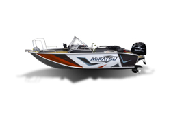 Комплект Алюминиевая лодка (катер) Mikatsu (Микатсу) 475 (Z43) Sport + мотор Yamaha F60FETL