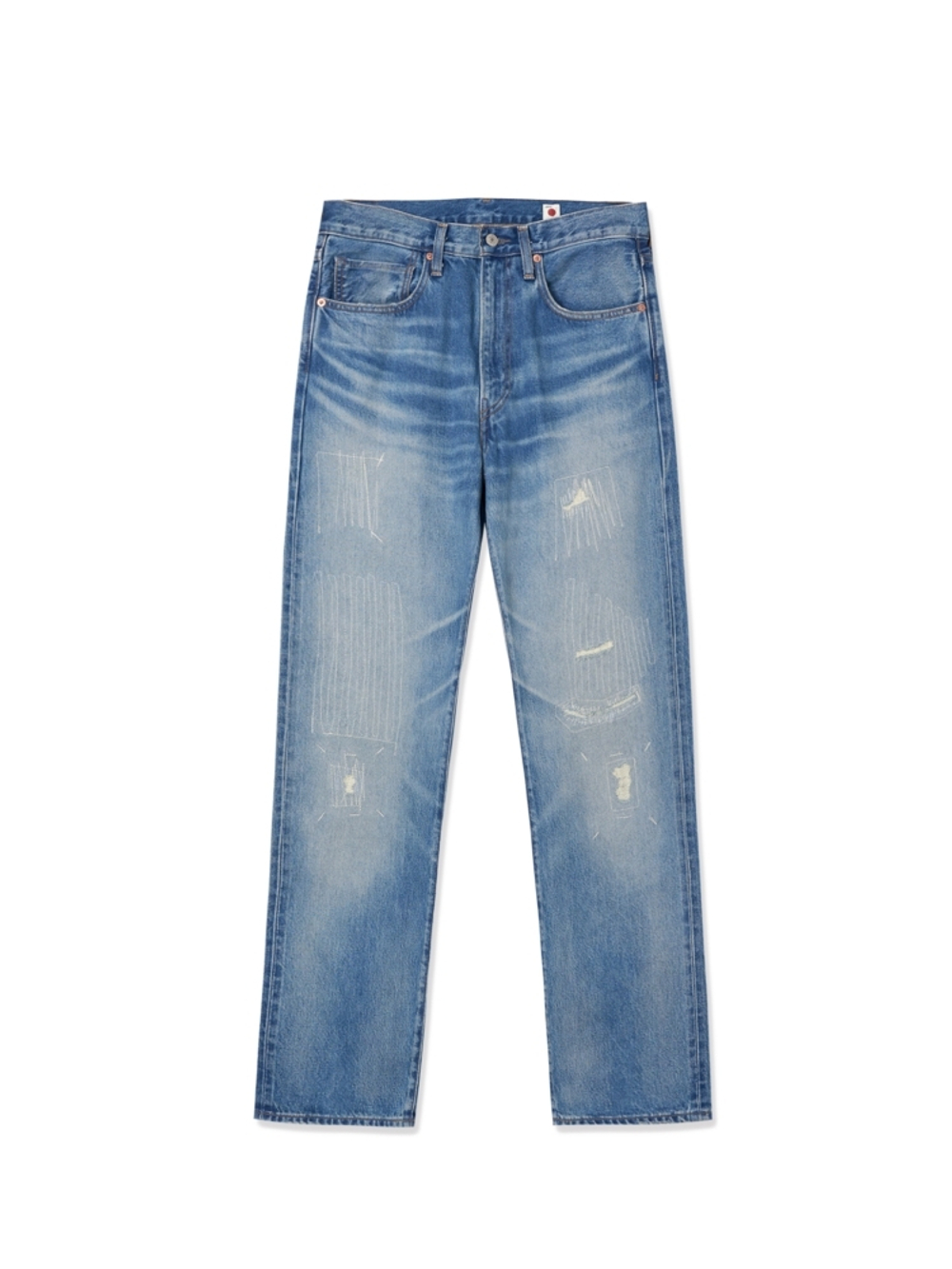 Мужские прямые джинсы Levi's 505 Regular Fit A5878-0005, Сделано в Японии