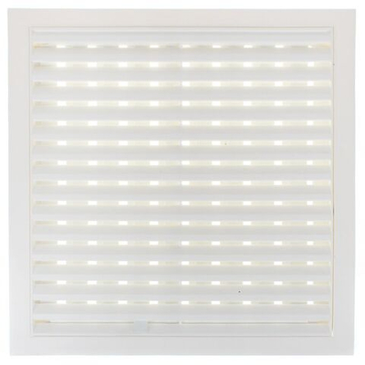 Решетка вентиляционная пластик, 270х270 мм, усиленная, регулируемая, Event, МД2727Р