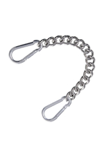 Черные однослойные оковы из двух ремешков (Цвет: черный)