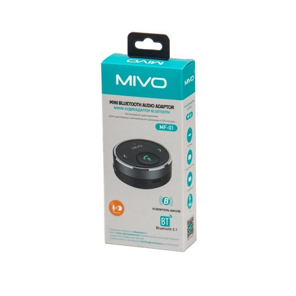 Автомобильный Bluetooth адаптер в AUX Mivo MF-01