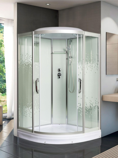 Душевая кабира  МОНОМАХ 10000005847 120/120/15  С МЗ, 1200х1200х2200, полукруг