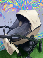 Коляска  OZON Ecco (2 в 1) (RIKO BASIC) 25 слоновая кость-бежевый