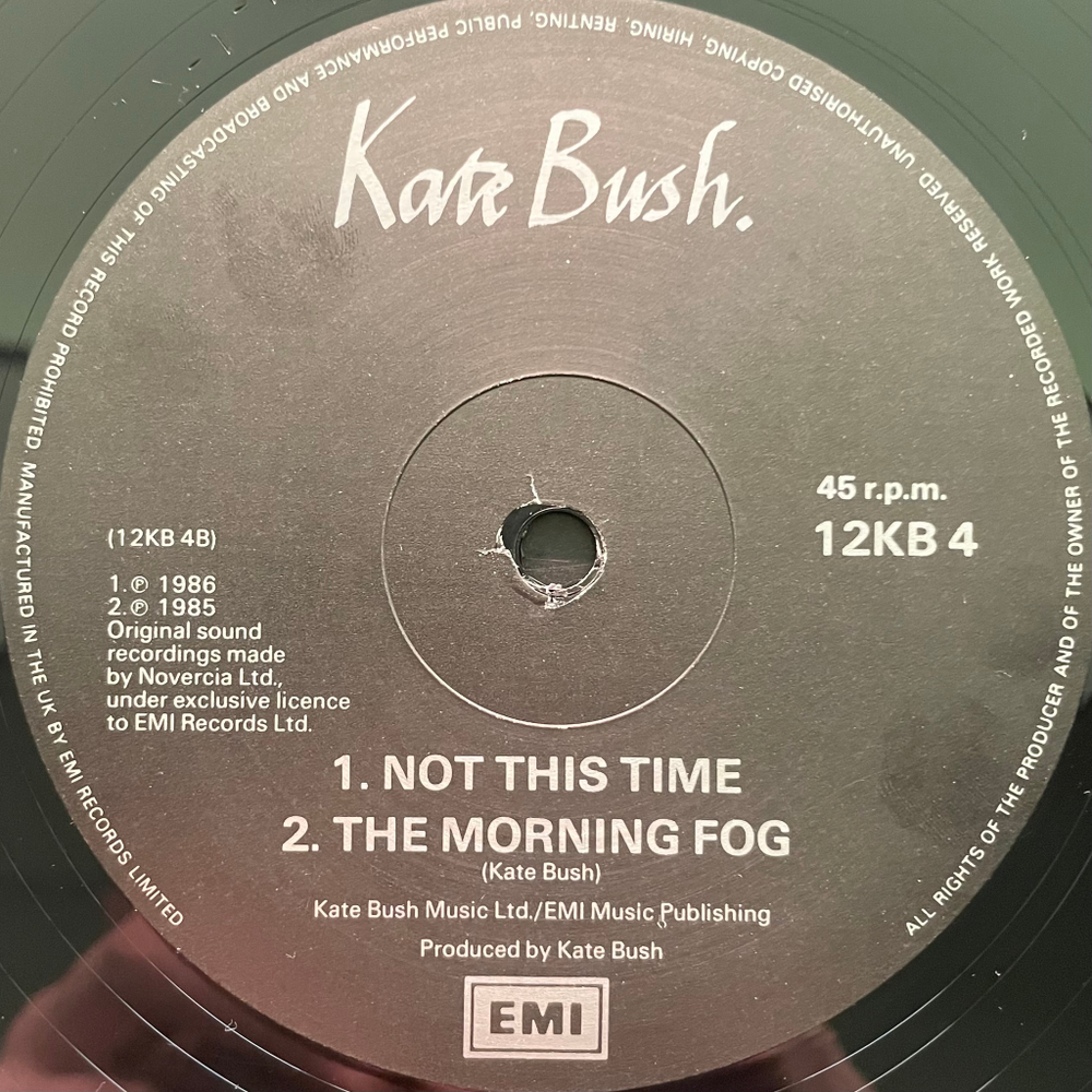 Kate Bush ‎– The Big Sky (Англия 1986г.) 12", 45 RPM