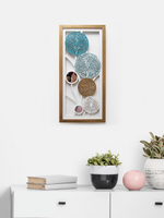 Панно на стену для интерьера "Абстракция" 27*57 см