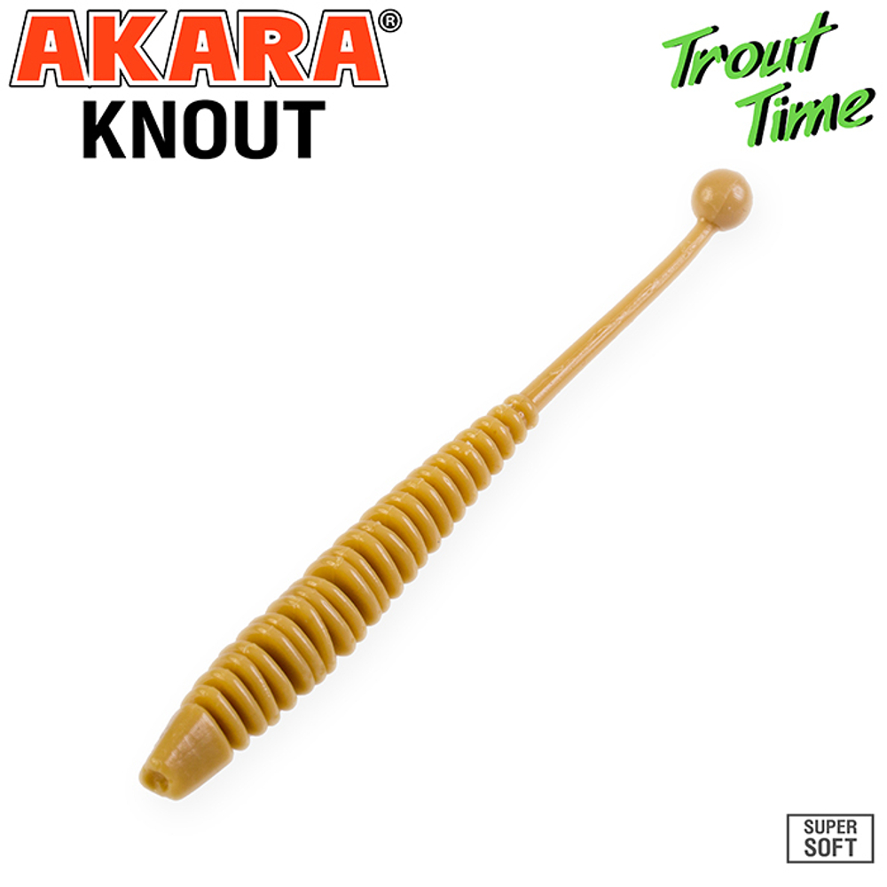 Силиконовая приманка Akara Trout Time KNOUT 2,5 Cheese 445 (10 шт.)