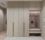 Мягкие панели и сиденье в прихожую