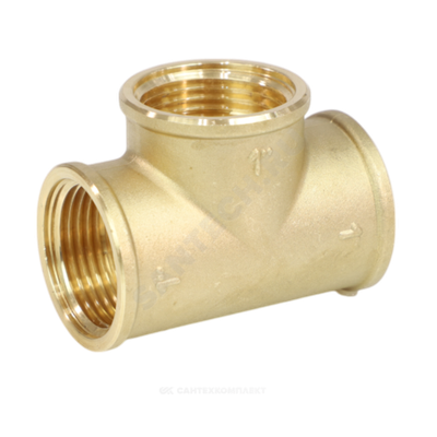 Тройник латунь Ду 20 (3/4") ВР LD LD.65.514.20