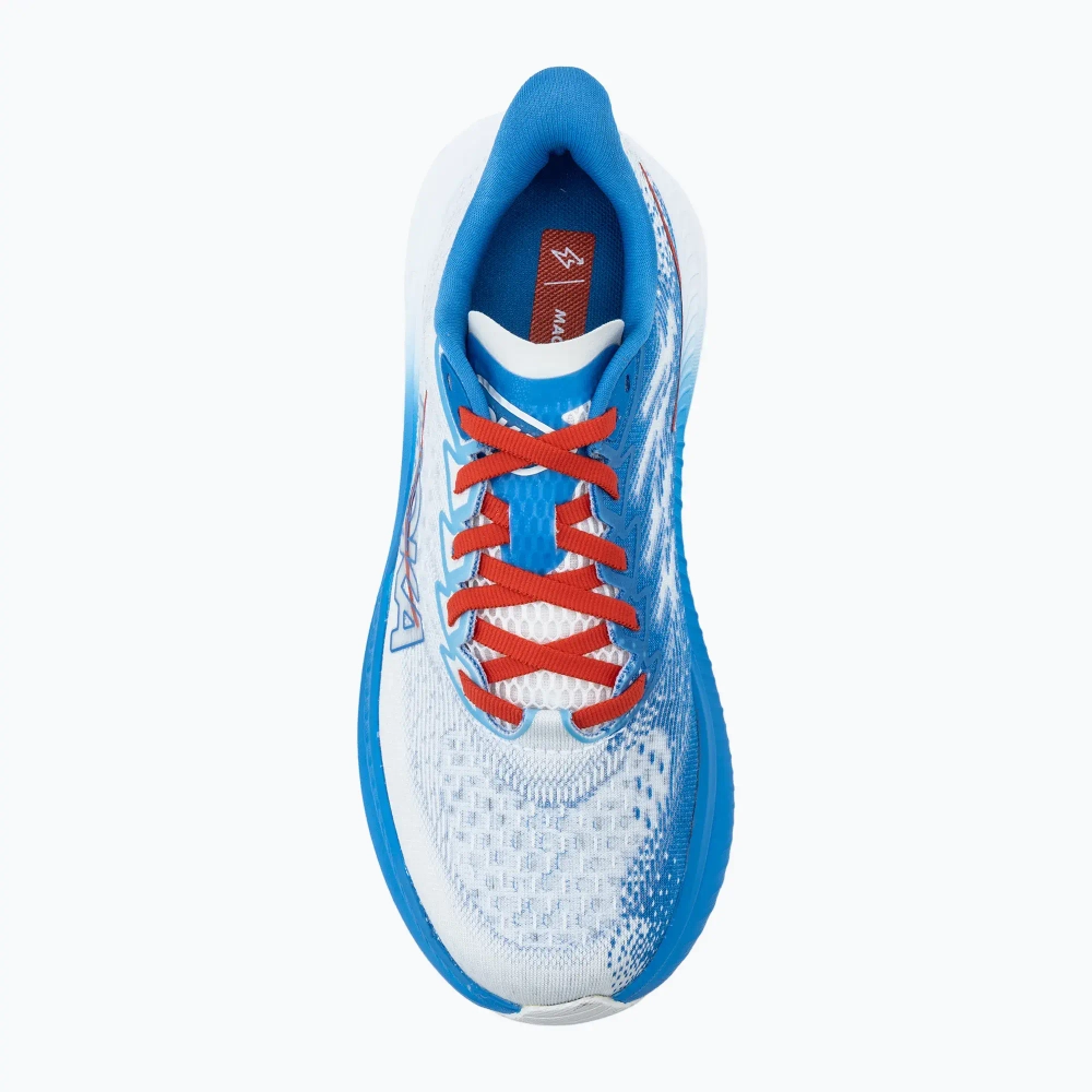 Женские кроссовки для бега HOKA Mach 6 white/virtual blue