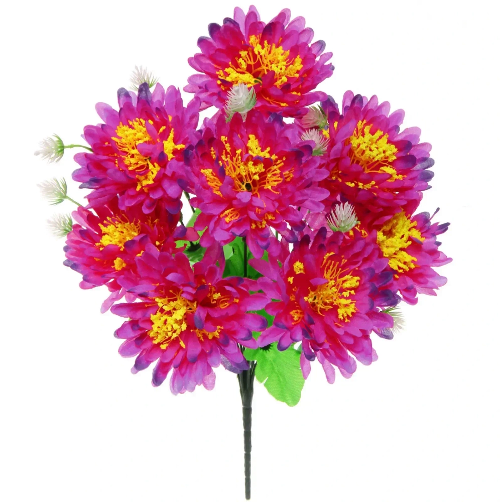 Искусственные цветы «Весеннее вдохновение» 40см 10цветков фиолетовые