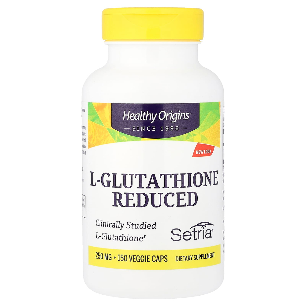 Healthy Origins, L-глутатион, восстановленный, 250 мг, 150 растительных капсул