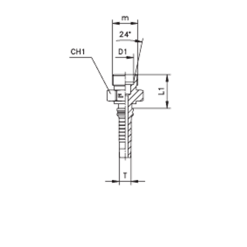 Фитинг DN 25 DKO-S (Ш) 42x2 30 Interlock
