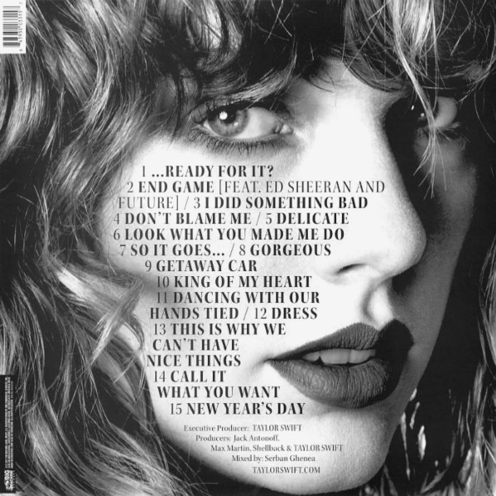 Taylor Swift / Reputation (Picture Disc)(2LP)