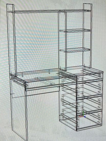 Стол письменный БРАУН правый