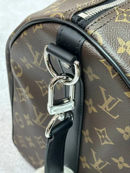 Сумка мужская Louis Vuitton Keepall канва Monogram Macassar