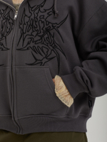 Женская Толстовка Ink Grey Zip Up
