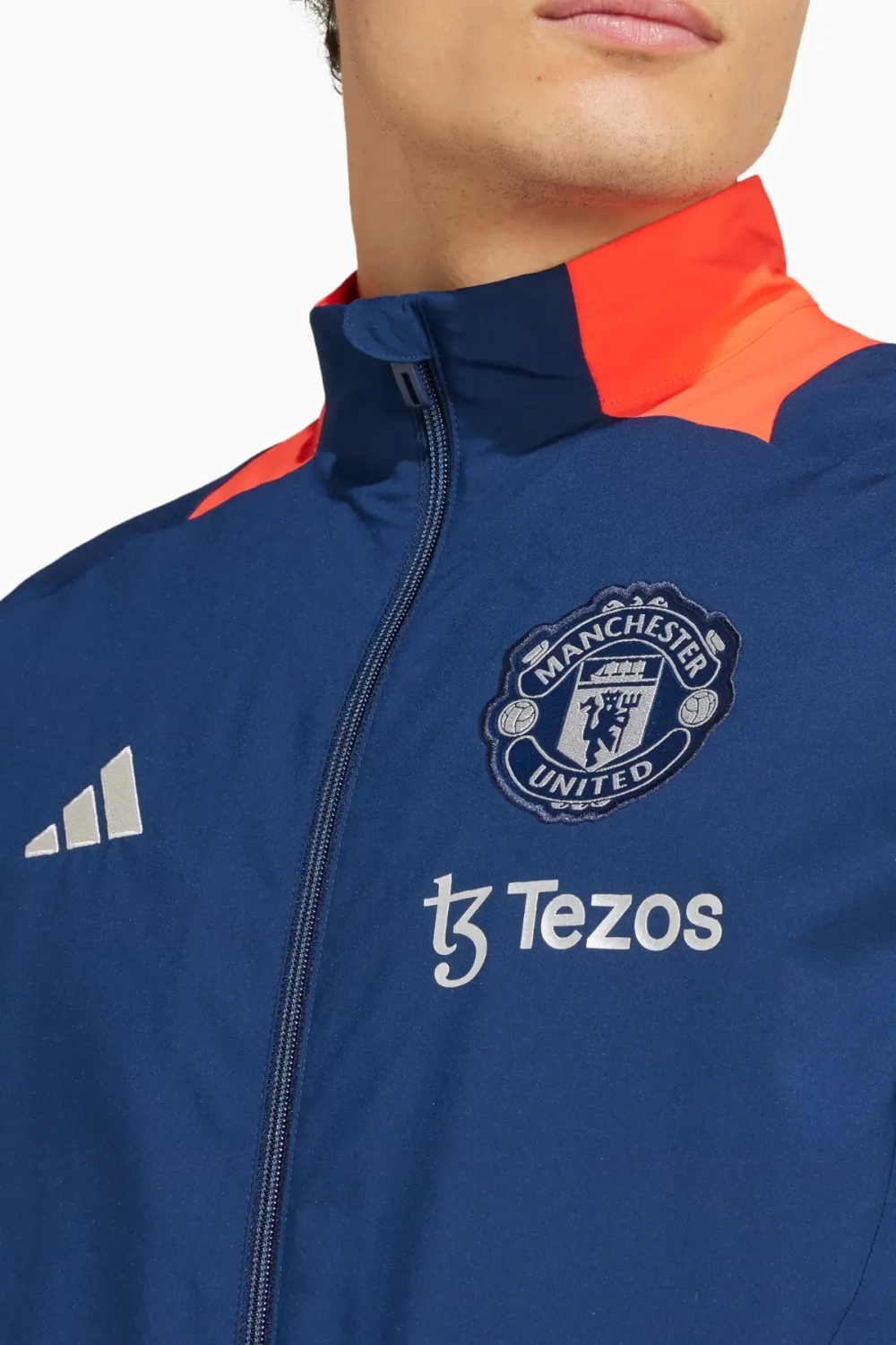 Кофта adidas Manchester United 24/25 Presentation - темно-синий