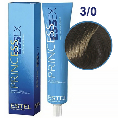 ESTEL PROFESSIONAL 3/0 Тёмный шатен Estel Princess Essex 60 мл