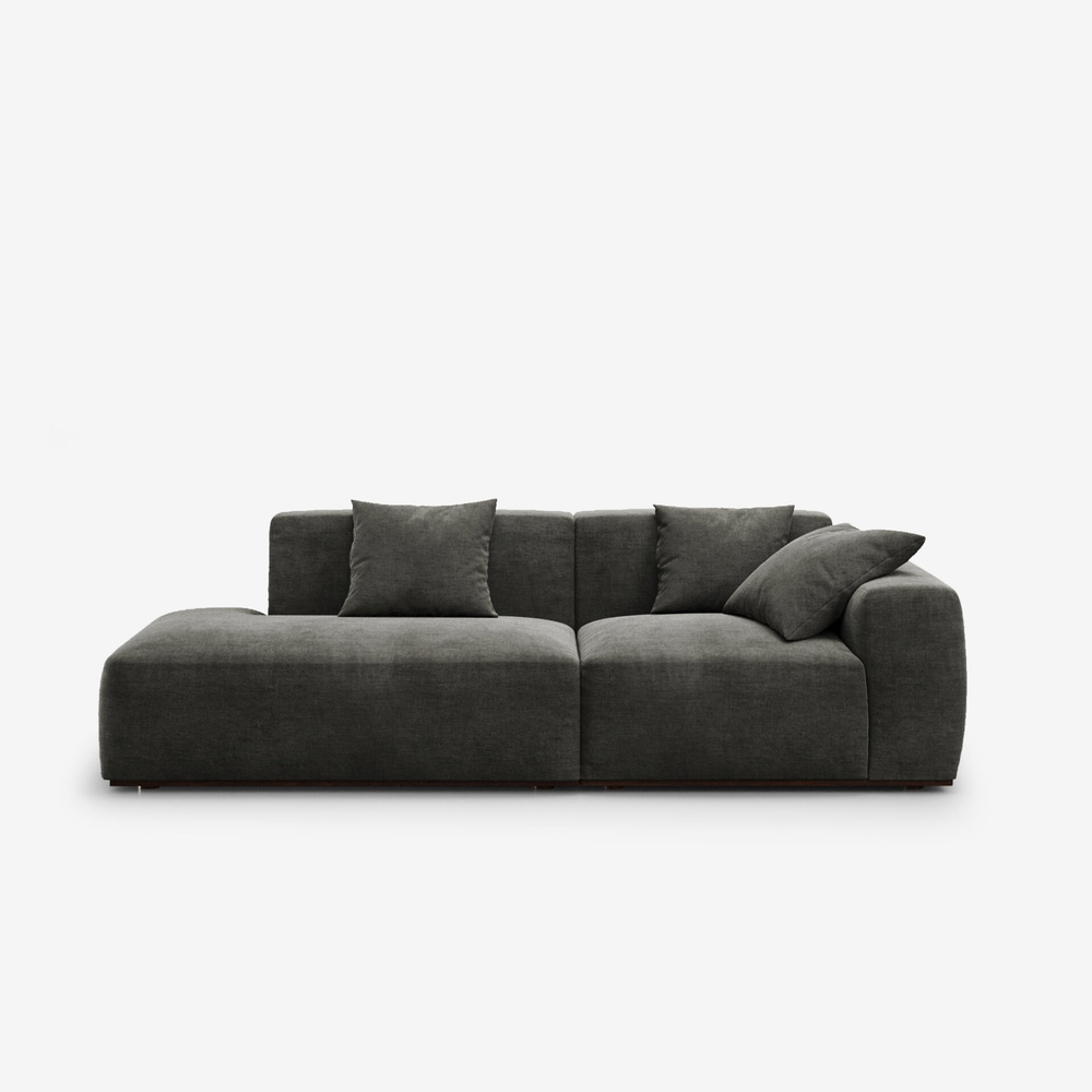 3-х местный нераскладной диван с лаундж модулем SAGA 010/005