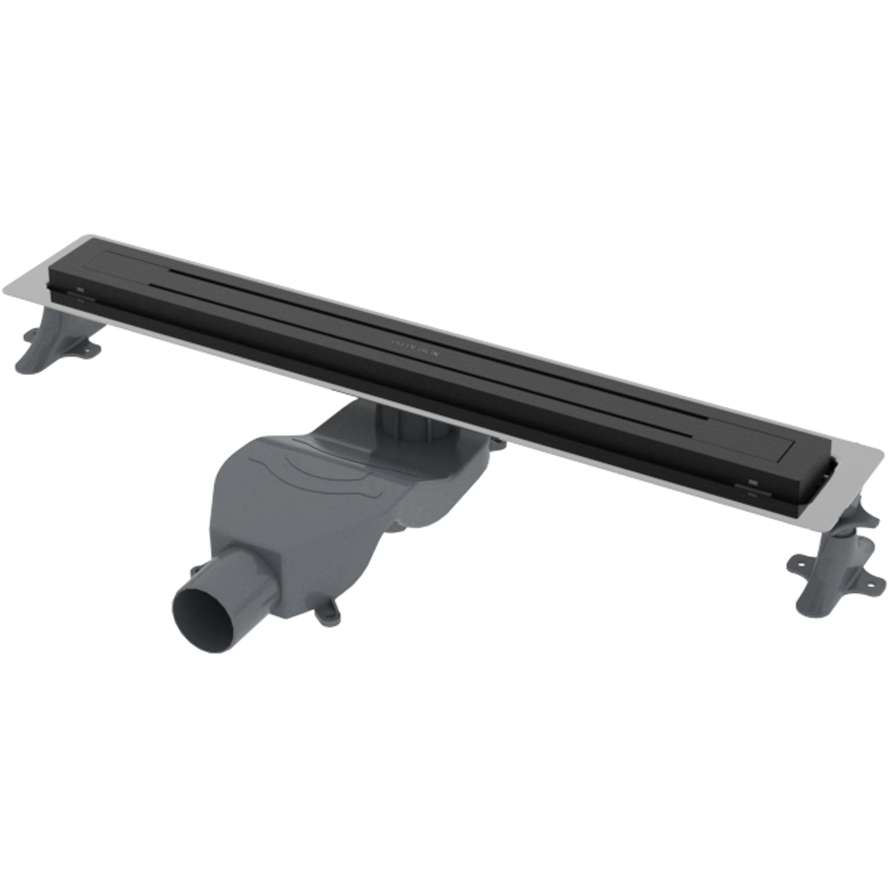 Душевой лоток Boheme Premium Trendy 80см 983-80-B нержавеющая сталь ЧЕРНЫЙ