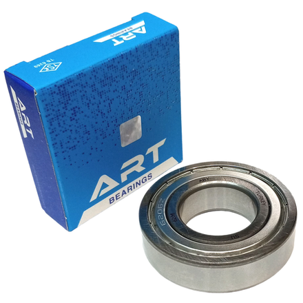 Подшипник 6206 ZZ ART, размеры 30х62х16 мм